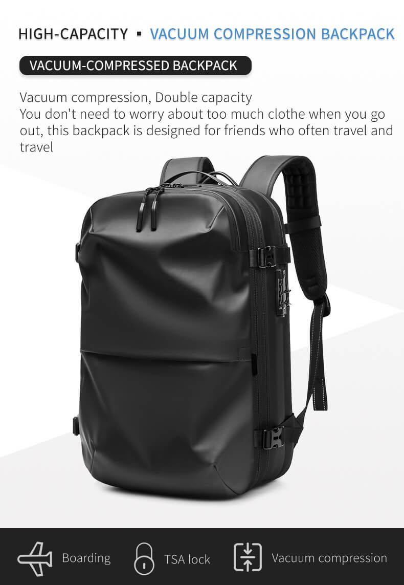 Large Capacity Vacuum Waterproof Travel Backpack
