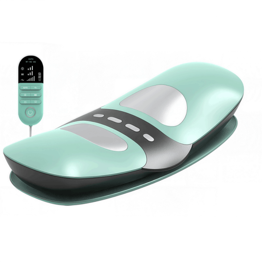 Lumbar Spine Traction Massager, Inflatable Vibrating Lumbar Massager with Heating and Stretching Back Device,back Massager