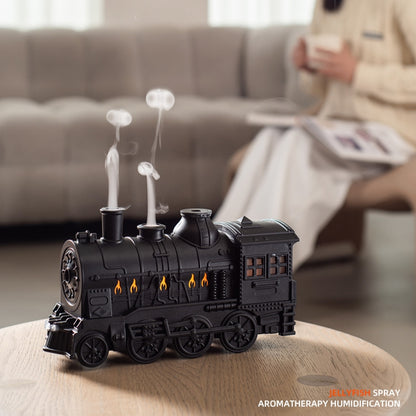 Train-shaped humidifier with added aromatherapy