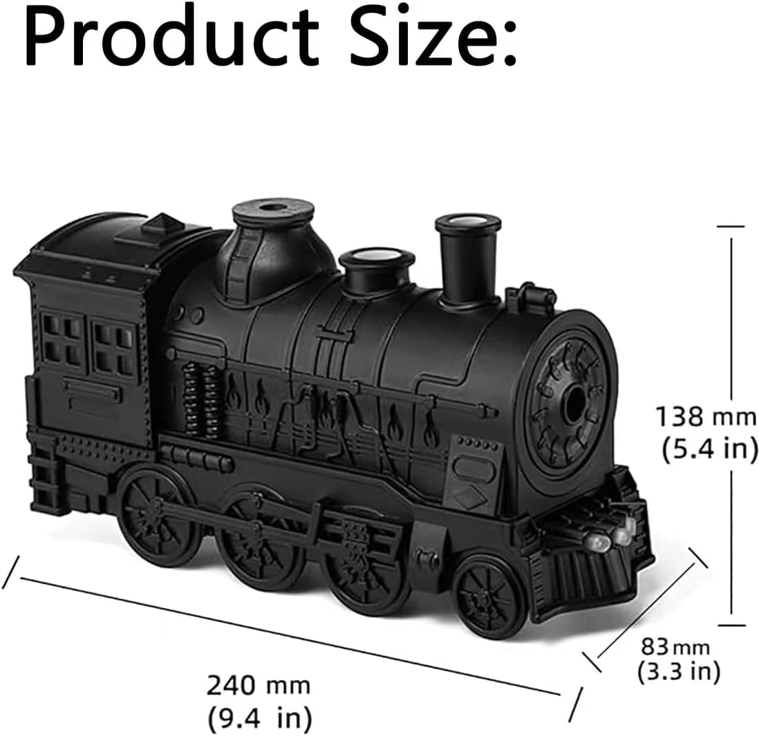 Train-shaped humidifier with added aromatherapy