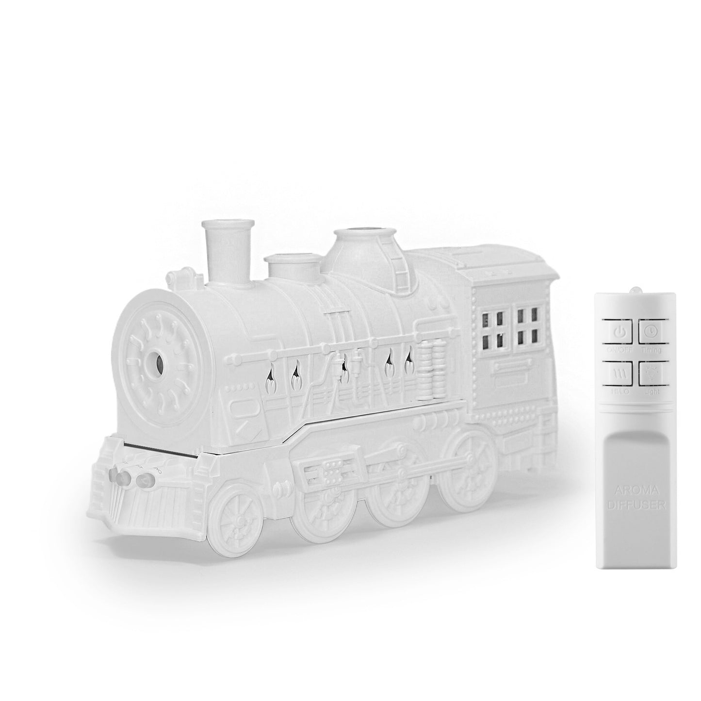 Train-shaped humidifier with added aromatherapy